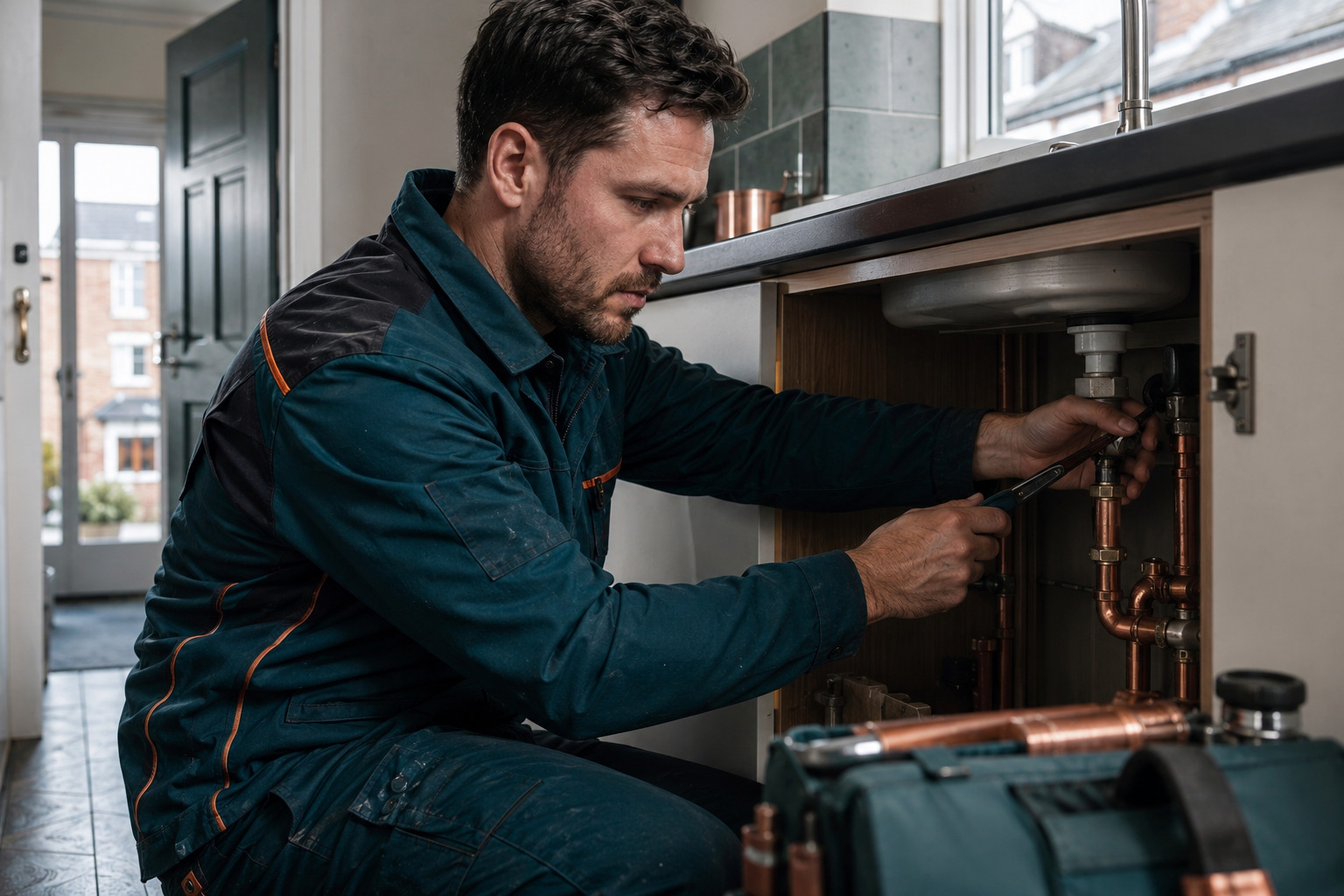 Professional Plumbing Services team at work in Dublin