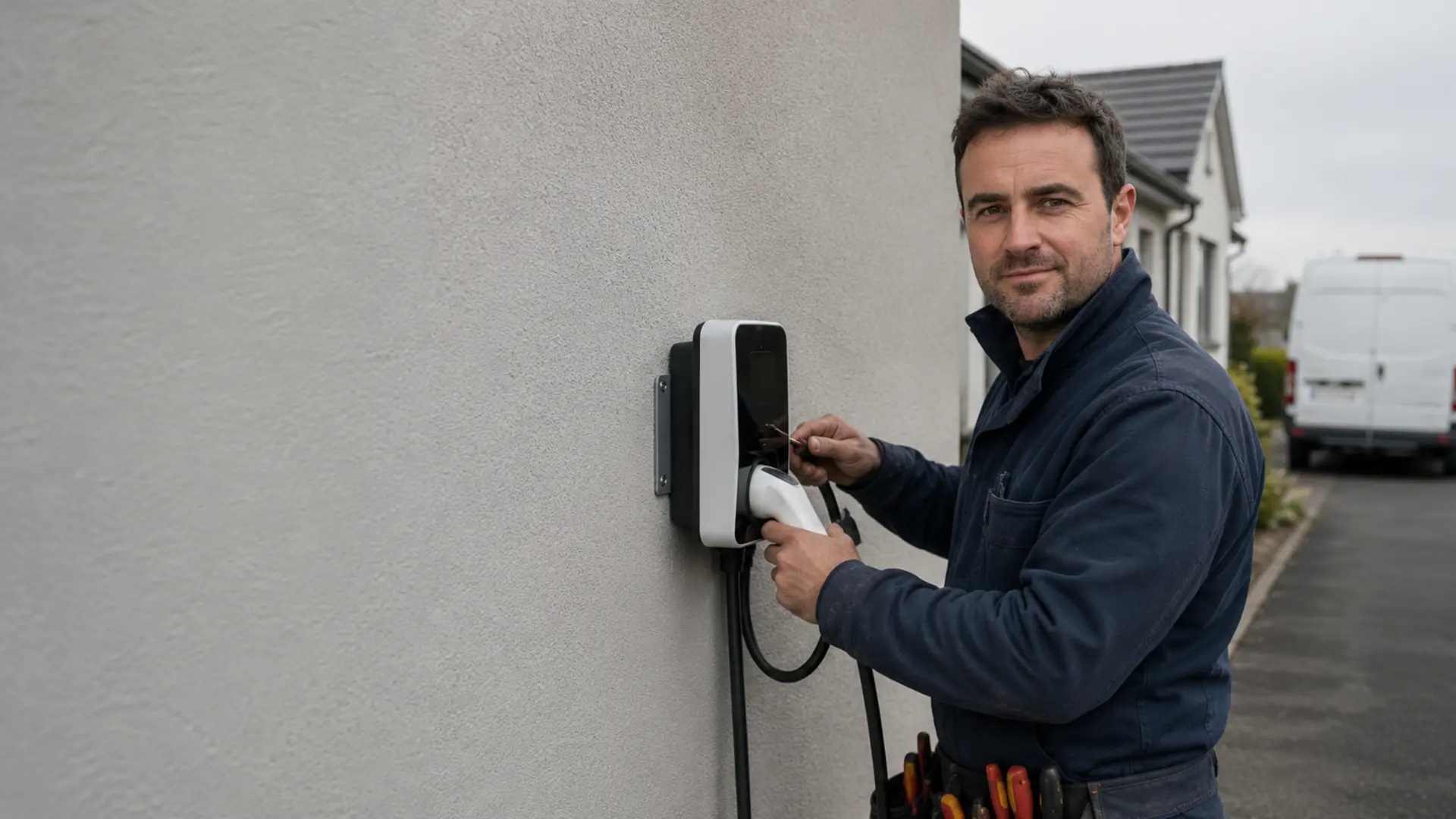 Irish electrician at work — your own trade website on Ranksy