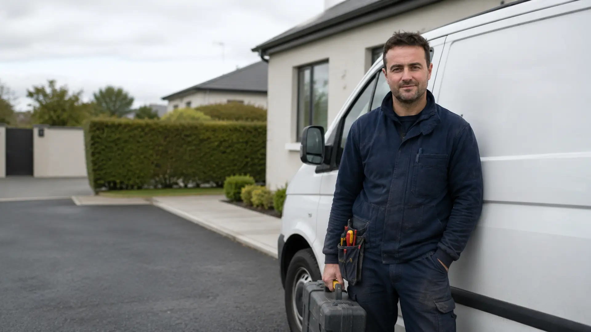 Tradesperson at work in Westmeath — Ranksy gets trades found on Google
