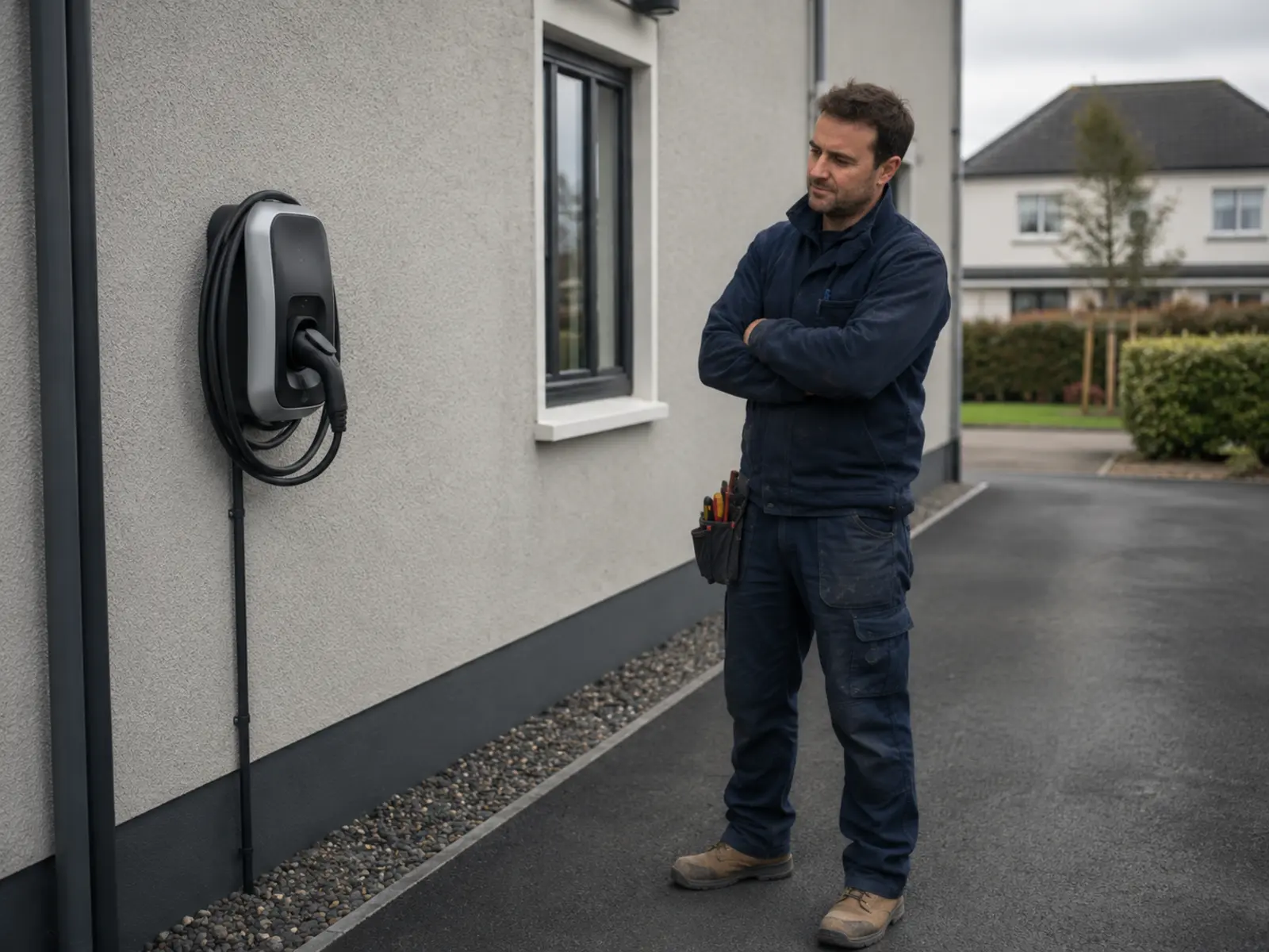 Electrician at work — what a trade website costs in Ireland