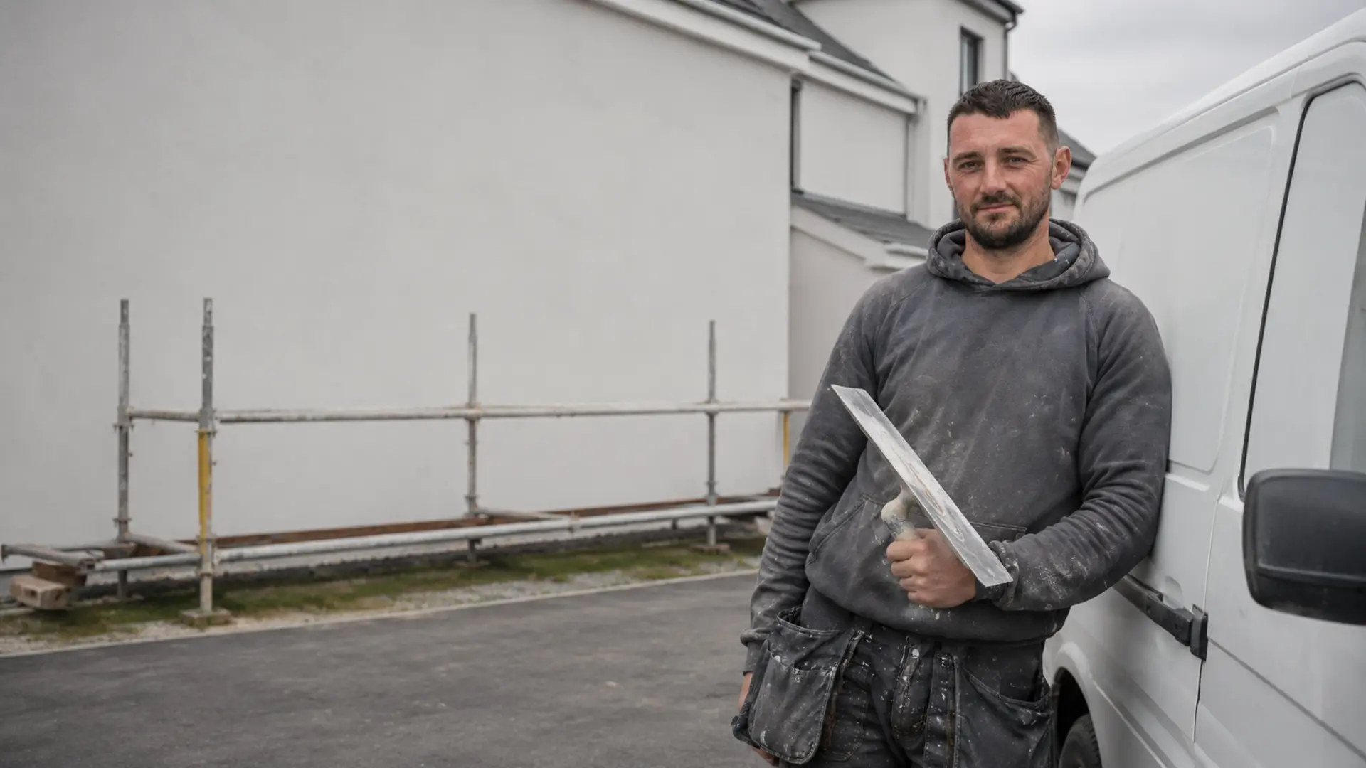 Tradesperson at work in Louth — Ranksy gets trades found on Google