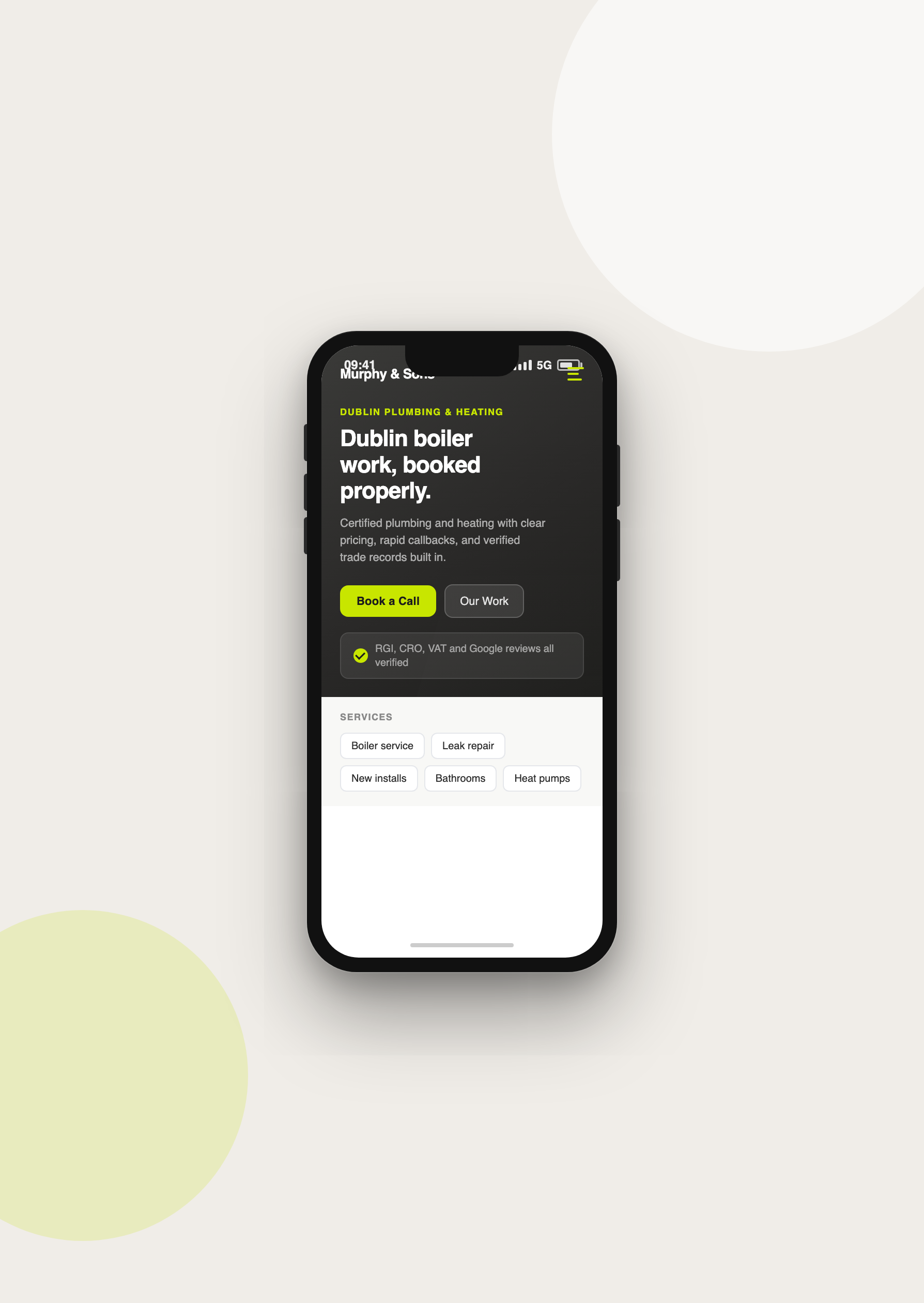 Ranksy profile page mockup